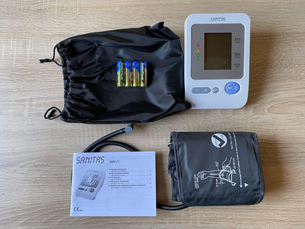 Sanitas SBM 21 Blutdruckmessgerät ausgepack 3