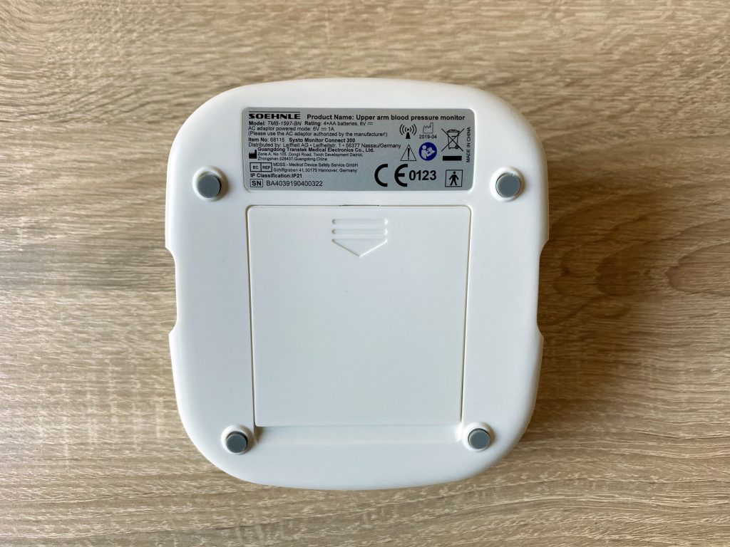 Soehnle Systo Connect 300 Blutdruckmessgerät Rückseite