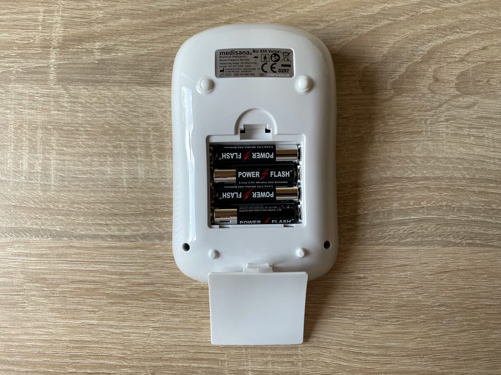 Medisana BU 535 Blutdruckmessgerät Batterien