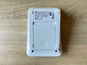 Sanitas SBM 21 Blutdruckmessgerät Rückseite