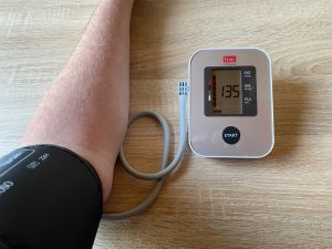Boso medicus X Blutdruckmessgerät erste Messung