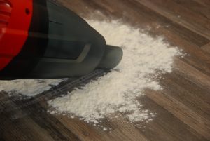 Einhell TE-VC 18 Li Handstaubsauger Mehltest