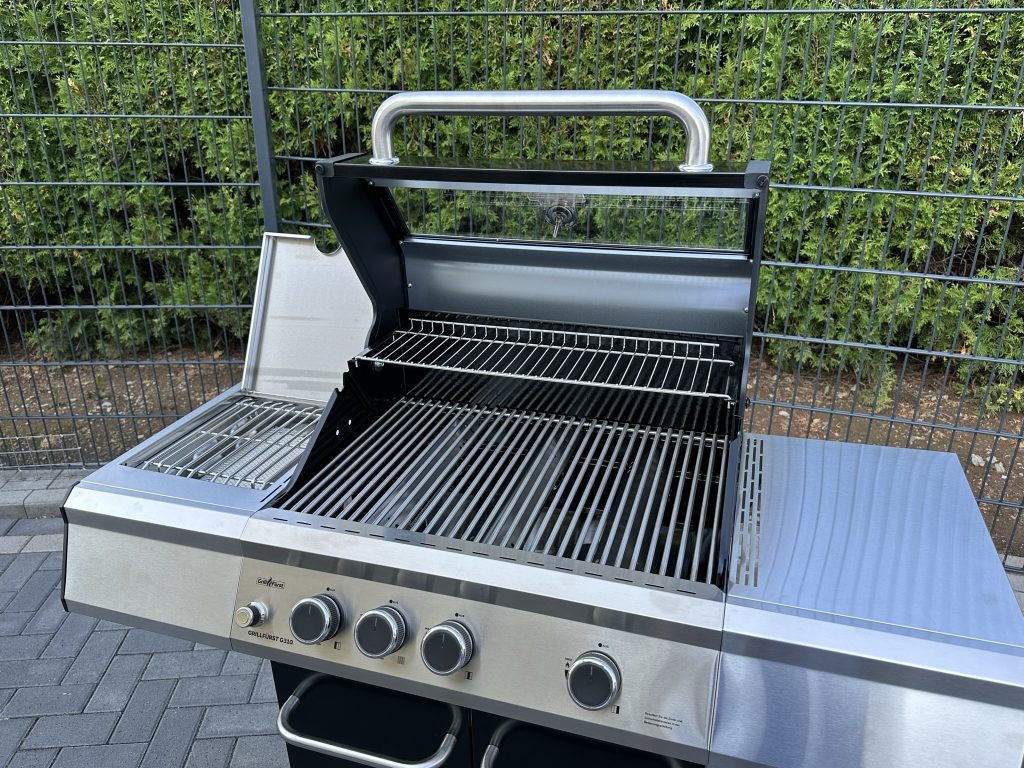 Grillfürst G310E Gasgrill Deckel geöffnet