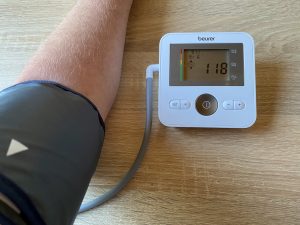 Beurer BM 27 Blutdruckmessgerät erste Messung