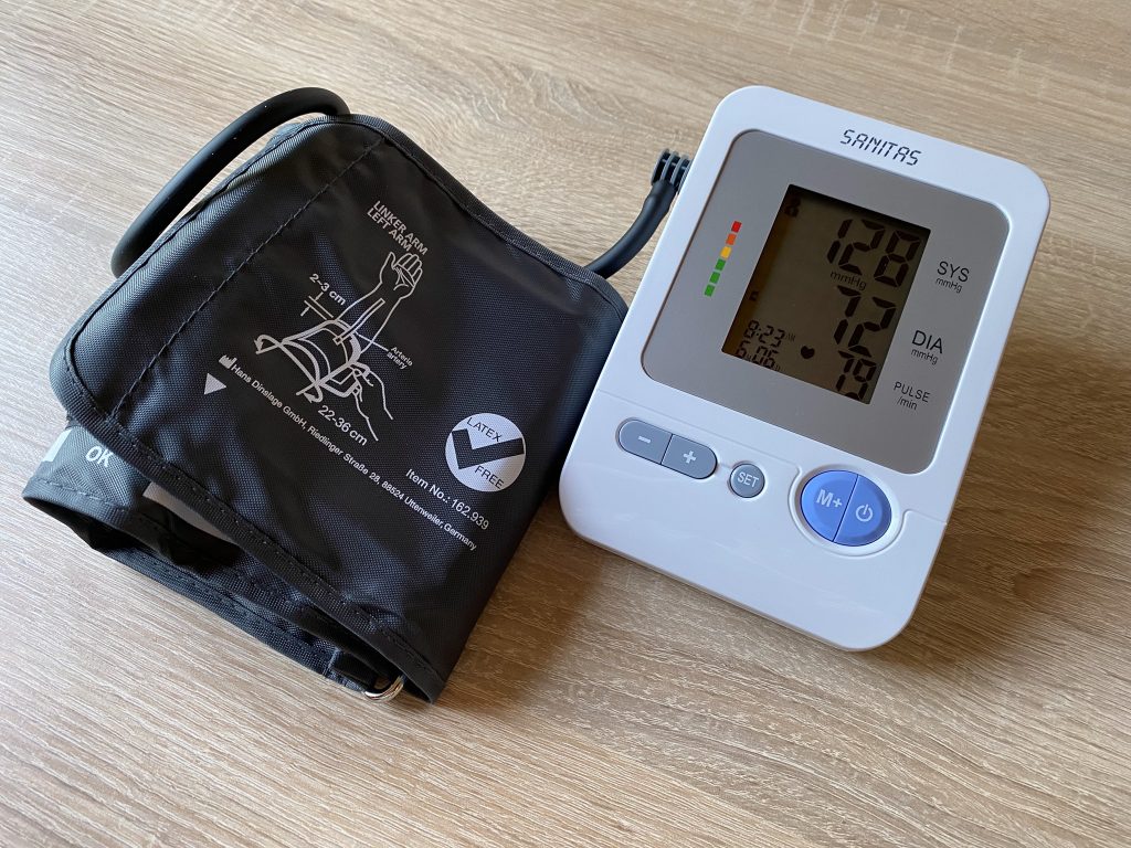 Sanitas SBM 21 Blutdruckmessgerät Messwert letzte Messung 1