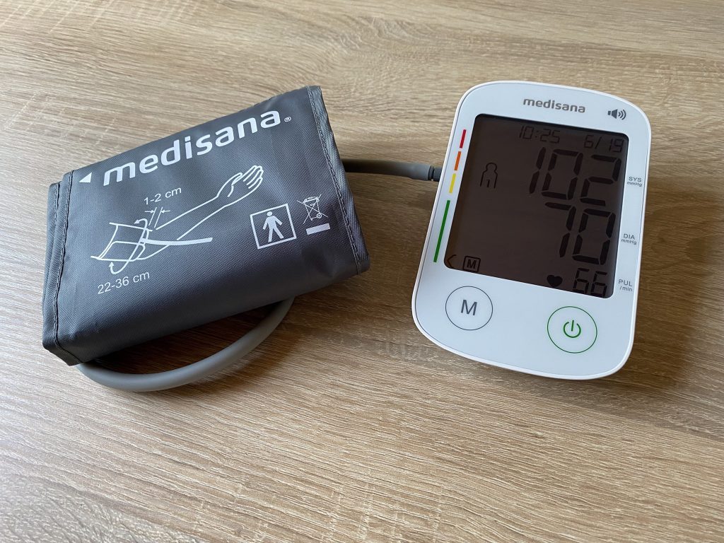 Medisana BU 535 Blutdruckmessgerät Messwert letzte Messung