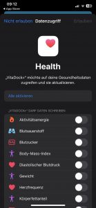 Medisana BU 584 Connect BlutdruckmessgerätApp Datenzugriff