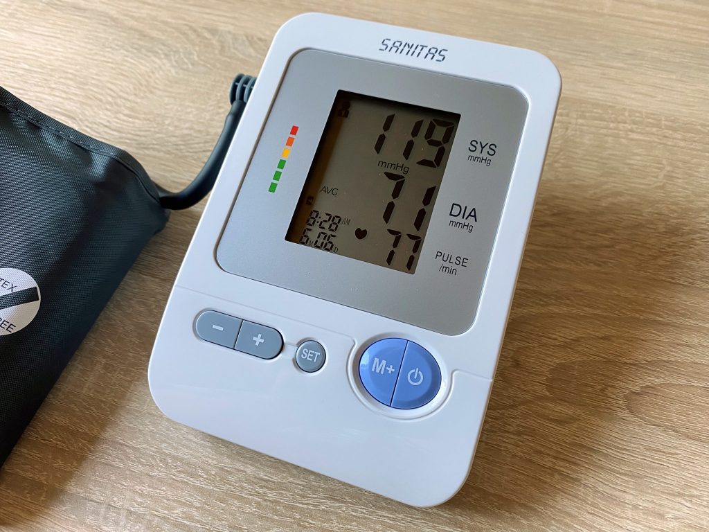 Sanitas SBM 21 Blutdruckmessgerät Messwert letzte Messung 2