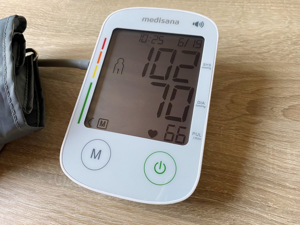 Medisana BU 535 Blutdruckmessgerät Anzeige Messwert letzte Messung 2