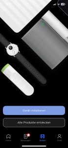 Withings BPM Core Blutdruckmessgerät App Gerät hinzufügen 1