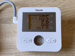 Beurer BM 27 Blutdruckmessgerät Anzeige Messwert letzte Messung 2