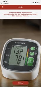 Soehnle Systo Connect 300 Blutdruckmessgerät Einrichten App 2