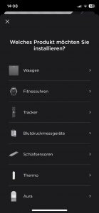 Withings BPM Core Blutdruckmessgerät App Gerät hinzufügen 2