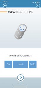 Medisana BU 584 Connect Blutdruckmessgerät App Benutzer einrichten 3