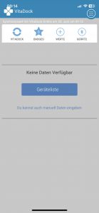 Medisana BU 584 Connect Blutdruckmessgerät App nach Einrichtung