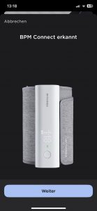 Withings BPM Connect Blutdruckmessgerät App Gerät hinzufügen 7