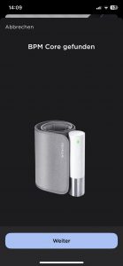 Withings BPM Core Blutdruckmessgerät App Gerät hinzufügen 7