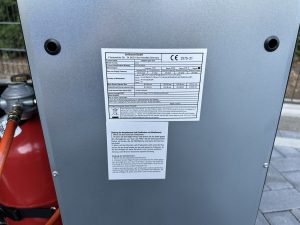 Grillfürst G310E Gasgrill Typenschild