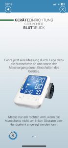 Medisana BU 584 Connect Blutdruckmessgerät App Verbingung 3