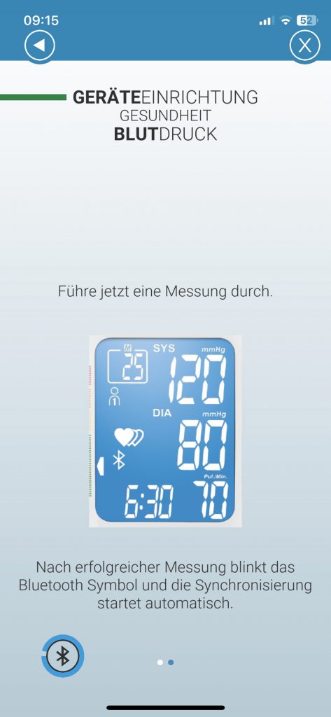 Medisana BU 584 Connect Blutdruckmessgerät App Verbindung 4