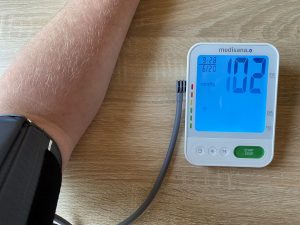 Medisana BU 584 Connect Blutdruckmessgerät erste Messung