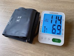 Medisana BU 584 Connect Blutdruckmessgerät Anzeige Messwerte Mittelwert