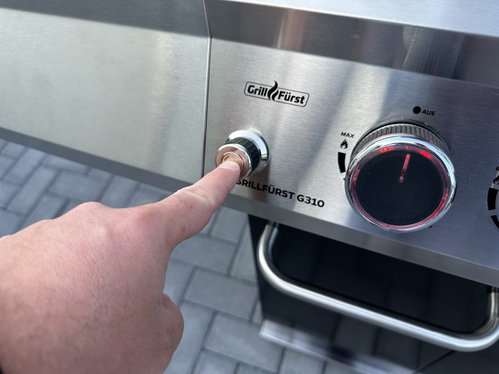 Grillfürst G310E Gasgrill Zündung