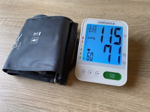 Medisana BU 584 Connect Blutdruckmessgerät Anzeige Messwert letzte Messung 1