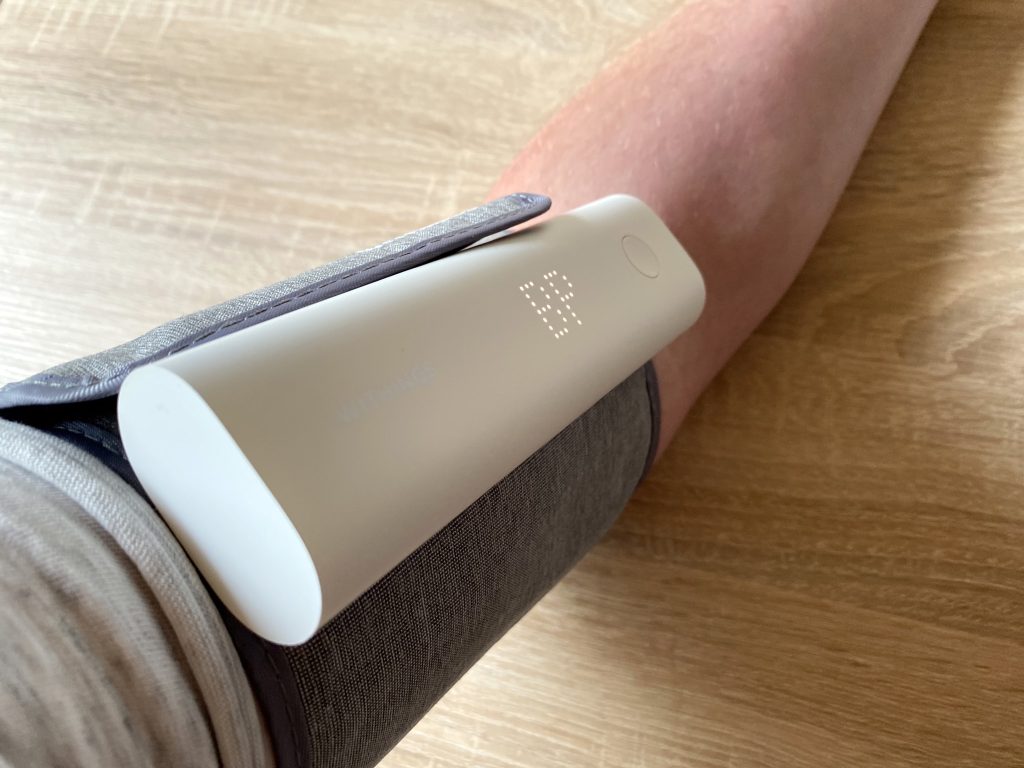 Withings BPM Connect Blutdruckmessgerät erste Messung