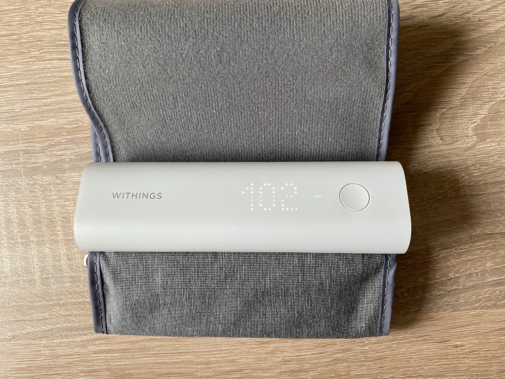 Withings BPM Connect Blutdruckmessgerät Anzeige systolischer Blutdruck