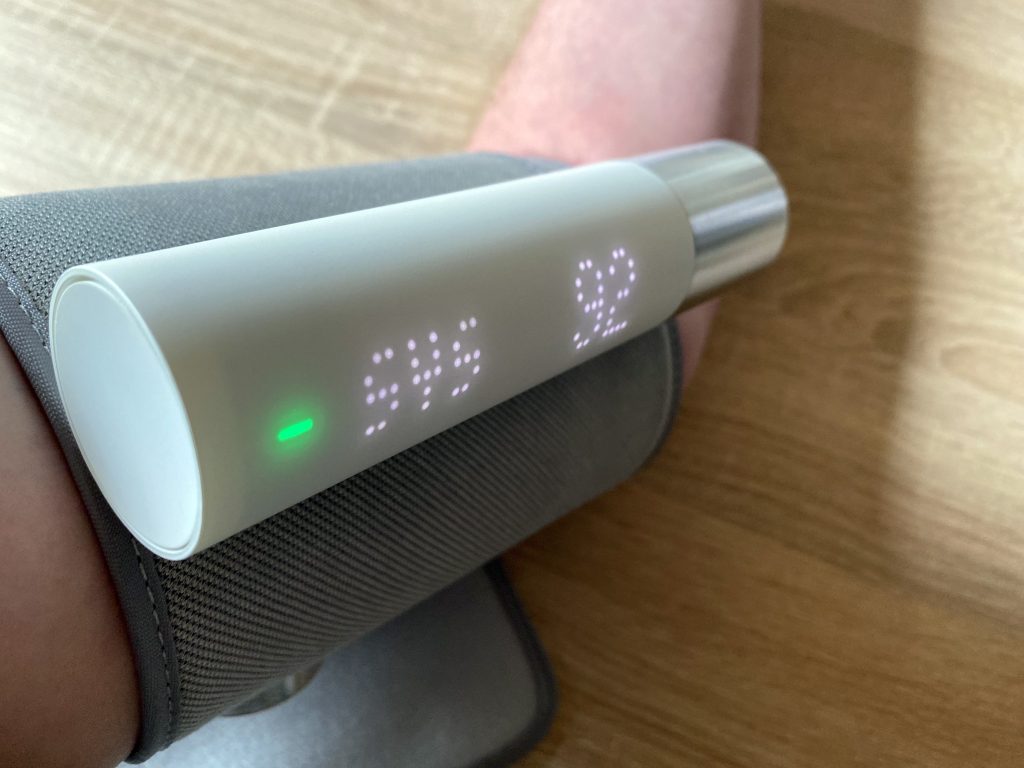 Withings BPM Core Blutdruckmessgerät nach erster Messung