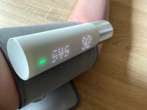 Withings BPM Core Blutdruckmessgerät nach erster Messung