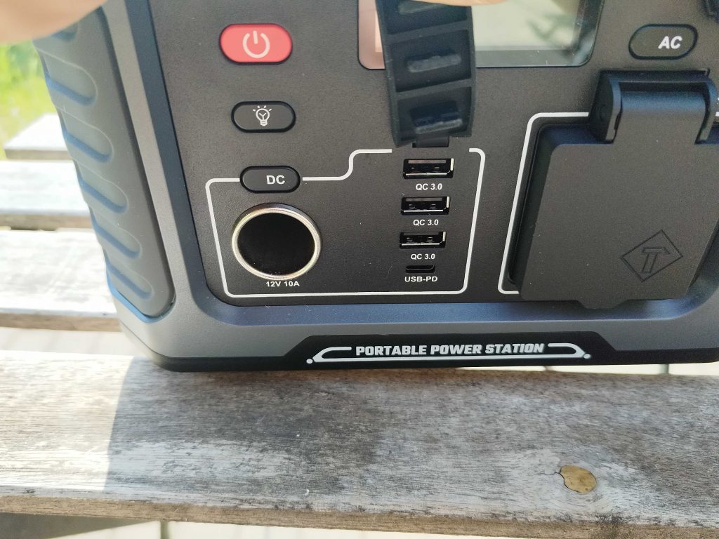 BALDERIA Power Cube PPS 500 Powerstation USB-Anschlüsse