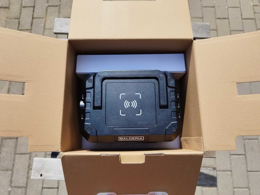 BALDERIA Power Cube PPS 500 Powerstation in der Verpackung