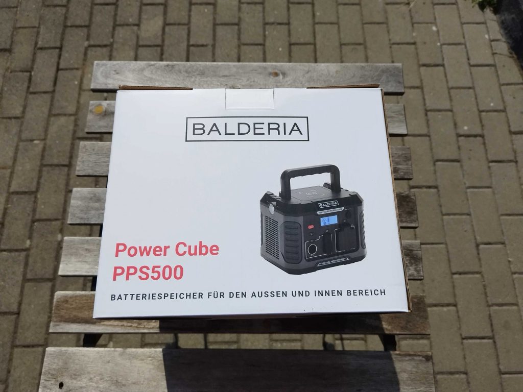 BALDERIA Power Cube PPS 500 Powerstation verpackt