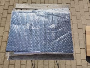 BALDERIA SP120 Solarboard in Noppenfolie verpackt