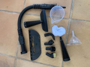 BEMKUUFGLI Handdampfreiniger alle Zubehörteile