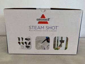 Bissell 2635J SteamShot Titanium Handdampfreiniger Verpackung von oben