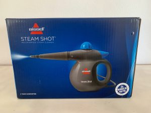 Bissell 2635J SteamShot Titanium Handdampfreiniger Verpackung von vorne