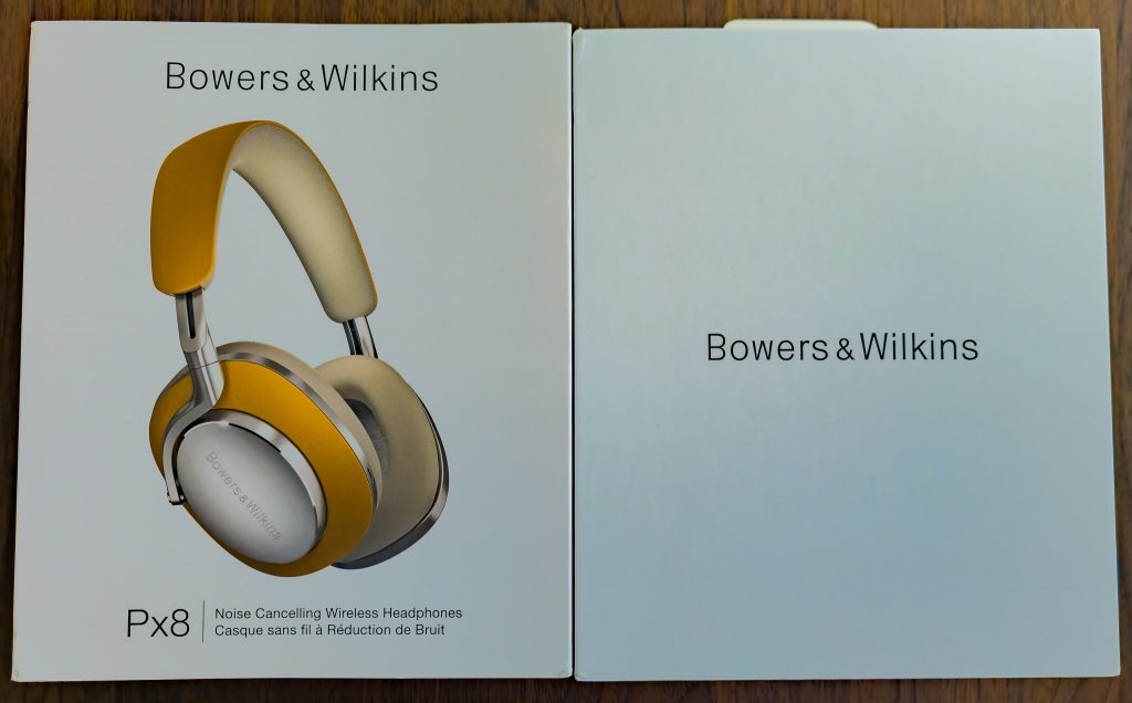 Bowers & Wilkins Px8 Over-Ear-Kopfhörer Verpackung geöffnet