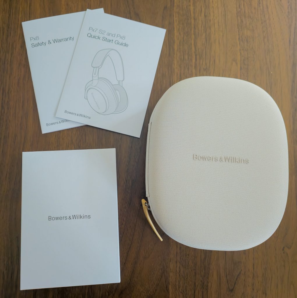 Bowers & Wilkins Px8 Over-Ear-Kopfhörer mit Anleitungen