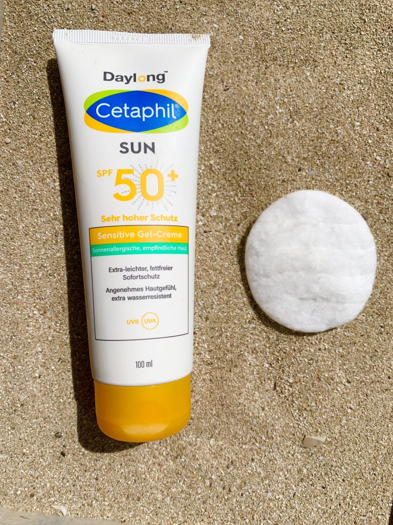Daylong-Cetaphil®-SUN-Sonnencreme-Abfärbtest