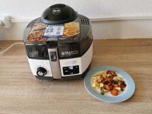 De'Longhi MultiFry Extra Chef Heißluftfritteuse Gemüse gegart