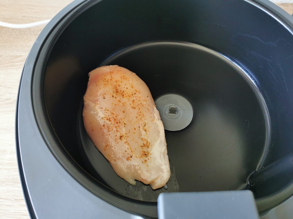 De'Longhi MultiFry Extra Chef Heißluftfritteuse Hähnchenbrust