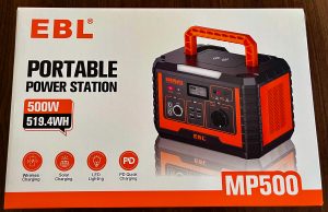 EBL Voyager 500 Powerstation Verpackung