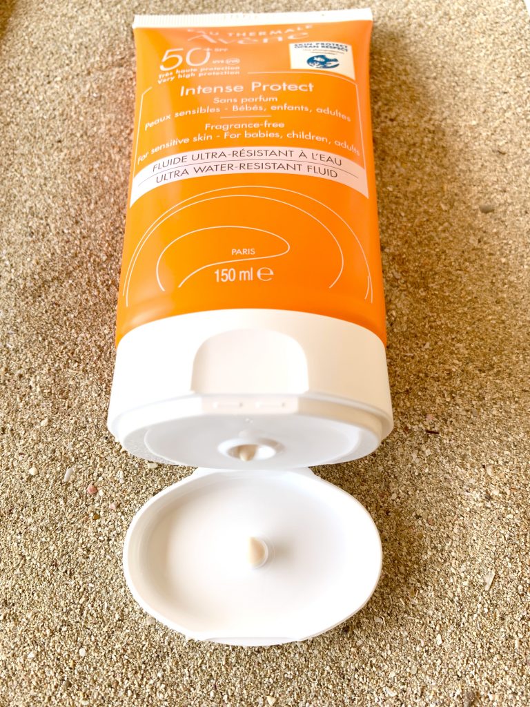 Eau-Thermale-Avène-Intense-Protect-Sonnencreme-geöffnete-Tube