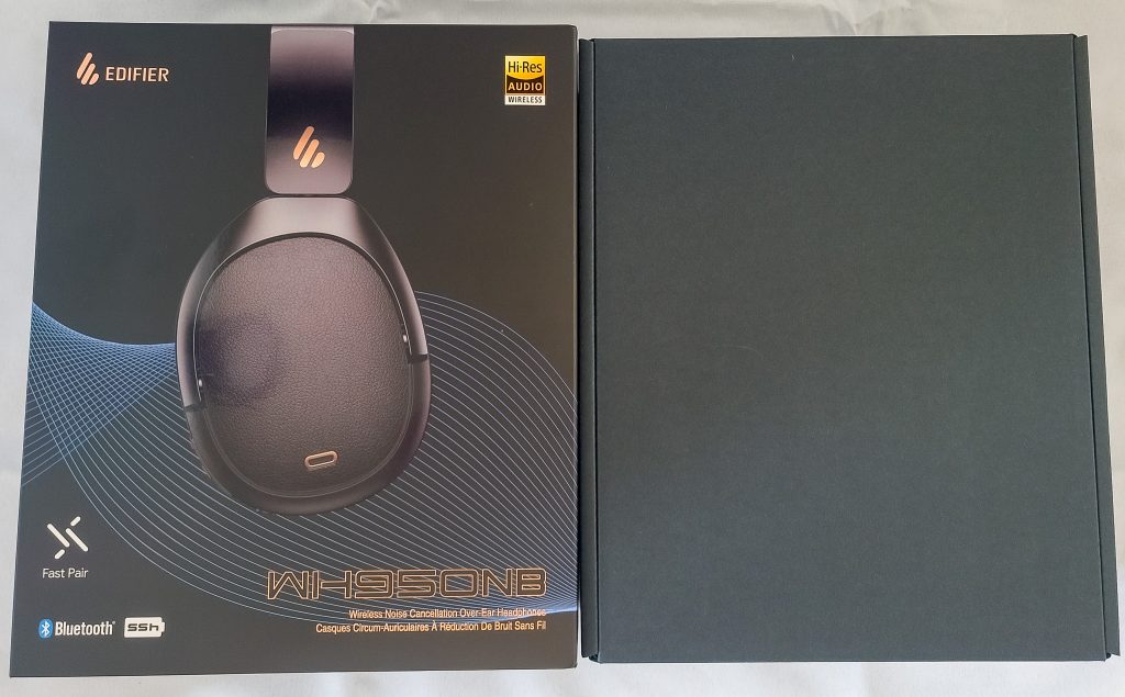 Edifier WH950NB Over-Ear-Kopfhörer Verpackung geöffnet