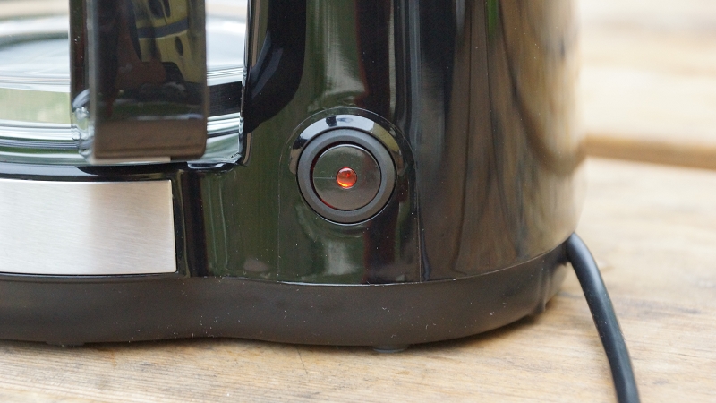Emerio Kaffeemaschine Ein-Ausschalter beleuchtet