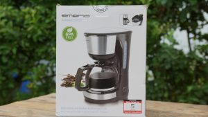 Emerio Kaffeemaschine in der Verpackung