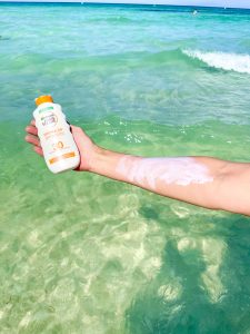 GARNIER AMBRE SOLAIRE Hydra 24h Sonnencreme leicht verrieben